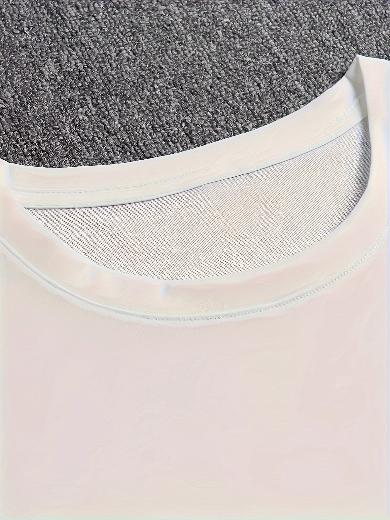 Men's Plus Size Polyester Graphic Print T-Shirt Crew Neck Streetwear All-Season