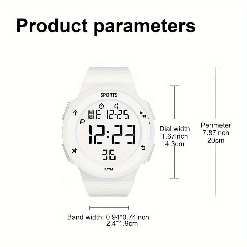 Smartwatch Digital Sports Watch with High-Resolution Display for Active Lifestyle