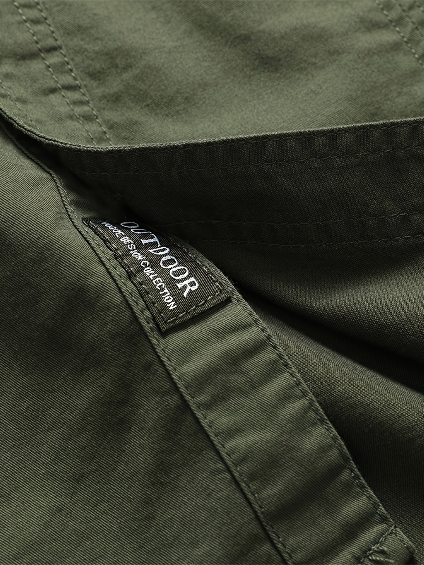 Мужская хлопковая повседневная рубашка с длинным рукавом, однотонная, свободного кроя, с лацканами, карманами, для весны и осени