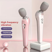Portable Handheld Massager Deep Tissue Vibration Rechargeable for Neck Back Legs