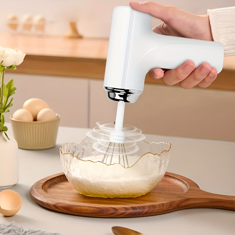 Handheld Electric Cake Mixer USB Rechargeable Battery Lightweight Baking Tool