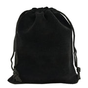 Набор из 50 черных бархатных мешочков для украшений с шнурком для подарков