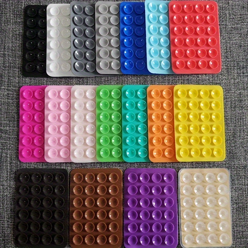 18-Pack Silicone Phone Suction Cups for Flat Panel Cases Reusable Washable Strong Grip