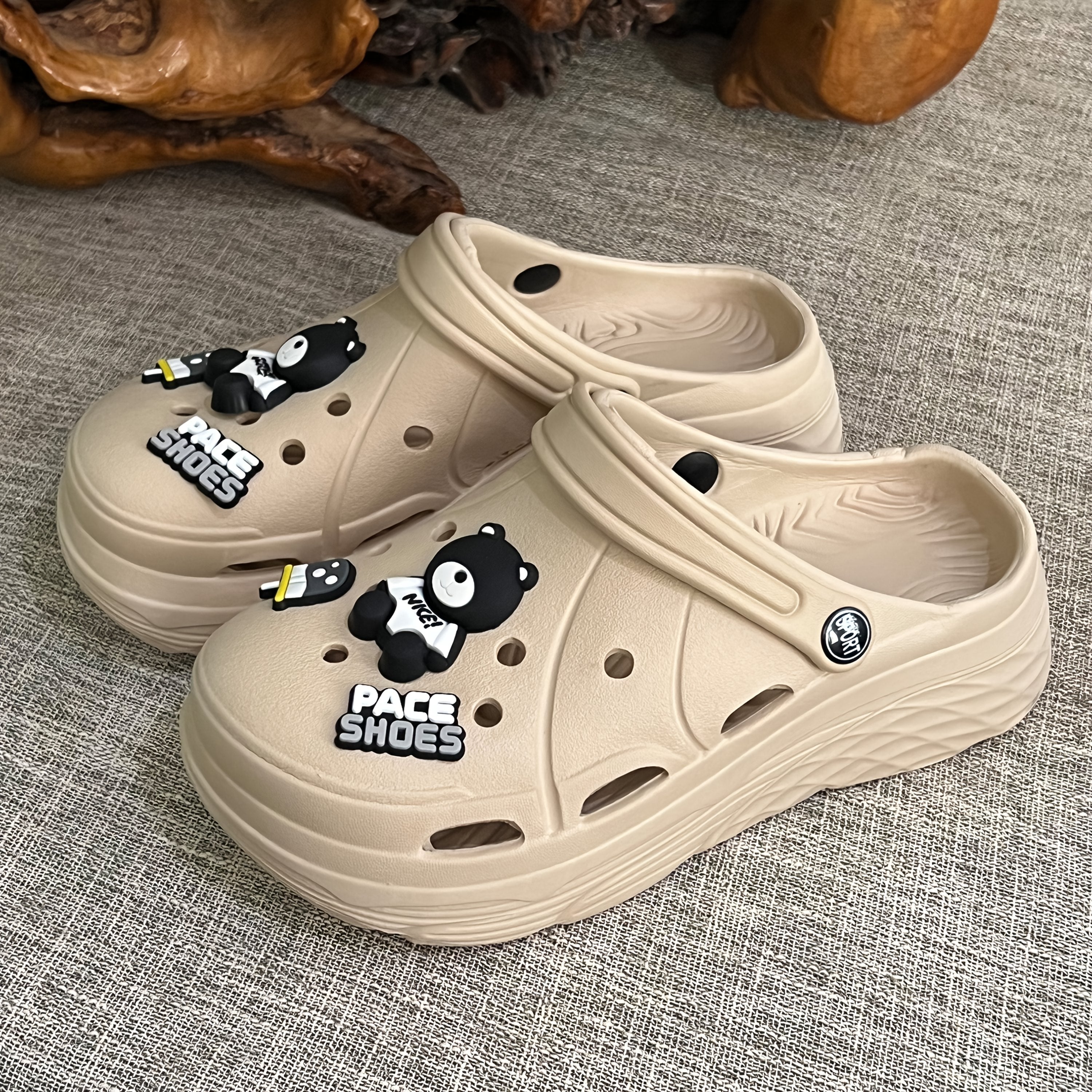 Women's Non-Slip EVA Platform Clogs Slip-On Indoor Outdoor House Shoes