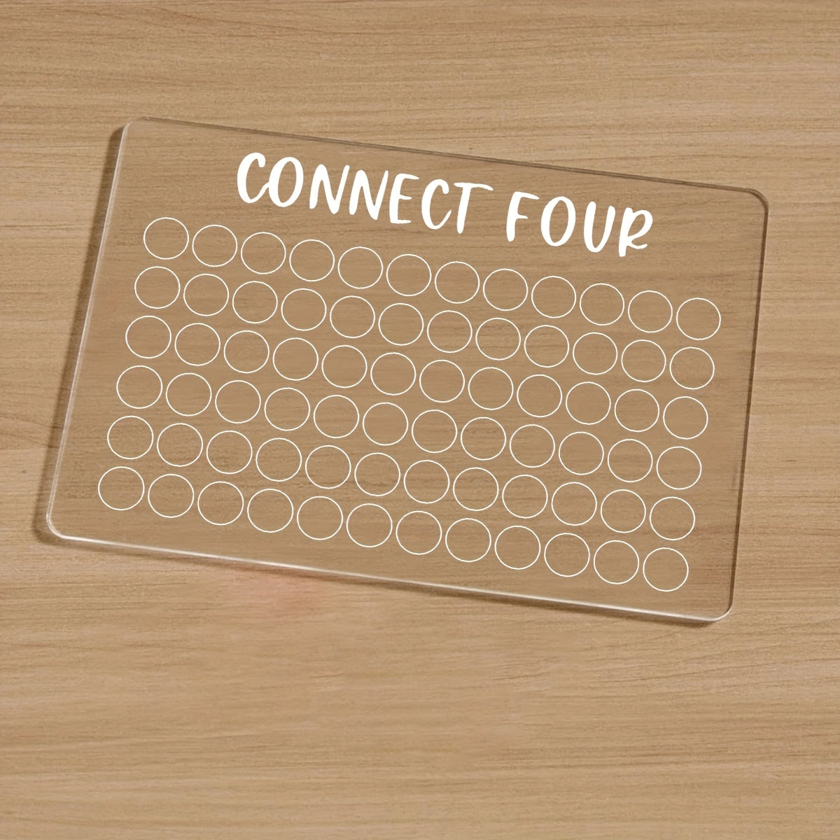 Классная акриловая игровая доска - идеально подходит для развлечений в дороге - включает в себя "Угадай, что это", "Виселица", "Точки и квадраты", "Алфавит", "Соедини четыре" - многоразовая и портативная - идеально для семейного веселья