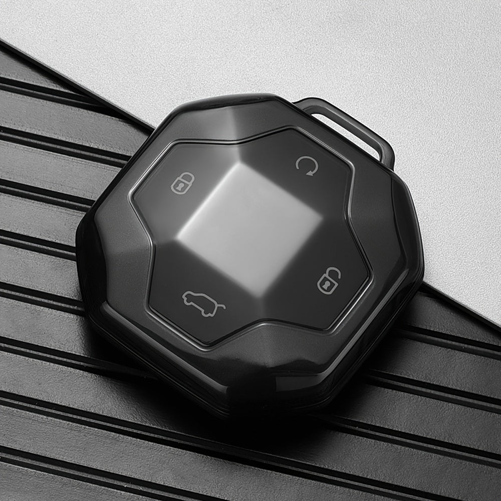 Car Key Cover TPU Protector for 4 Buttons Drop Protection fits T2 Traveler