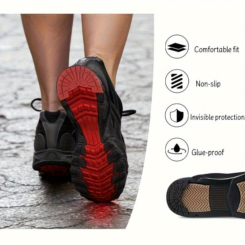 2PCS Anti-Slip Shoe Sole Patches Self-Adhesive Grip for Sneakers Outdoor Sports