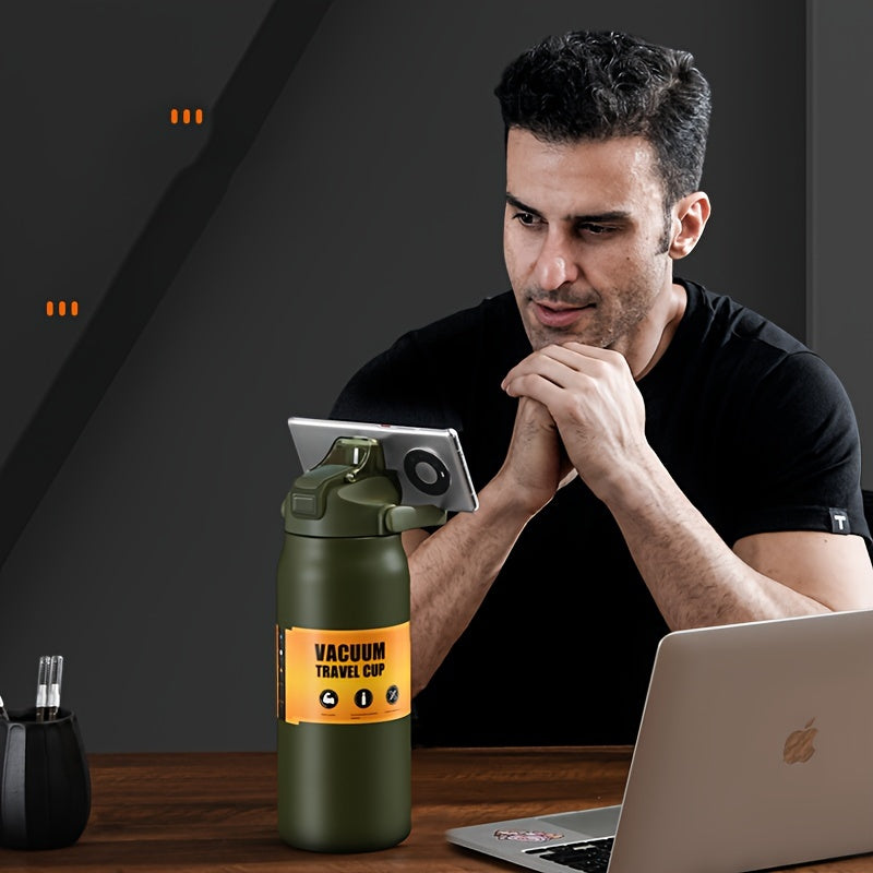 Insulated Travel Mug Stainless Steel Leakproof Large Capacity for Outdoor Sports