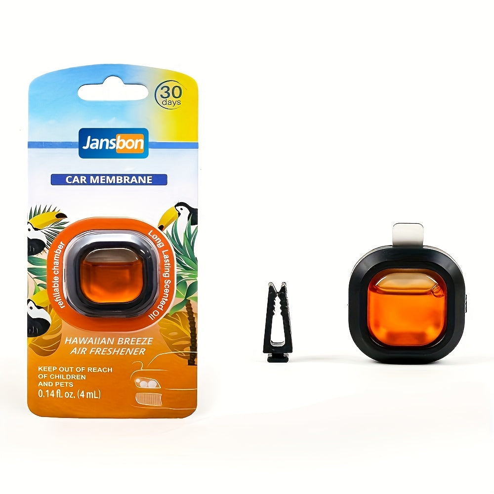 Avtomobil ichki hidi yo'qotuvchi vent klipi hidi tozalovchi 4ml Avtomobil havo tozalovchi