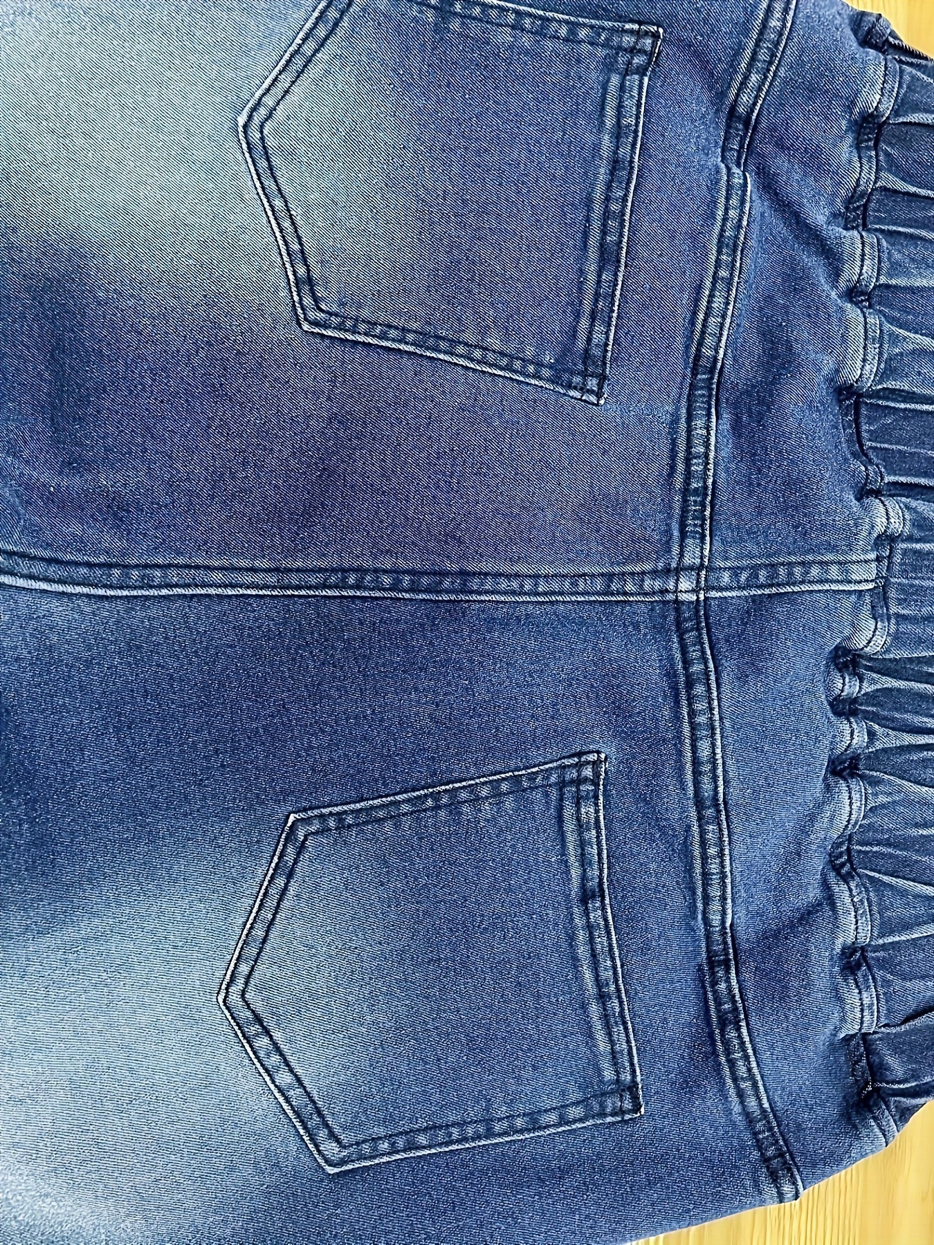 Plus Size Retro High Rise Skinny Jeans with Ripped Raw Trim and Elastic Drawstring Waist