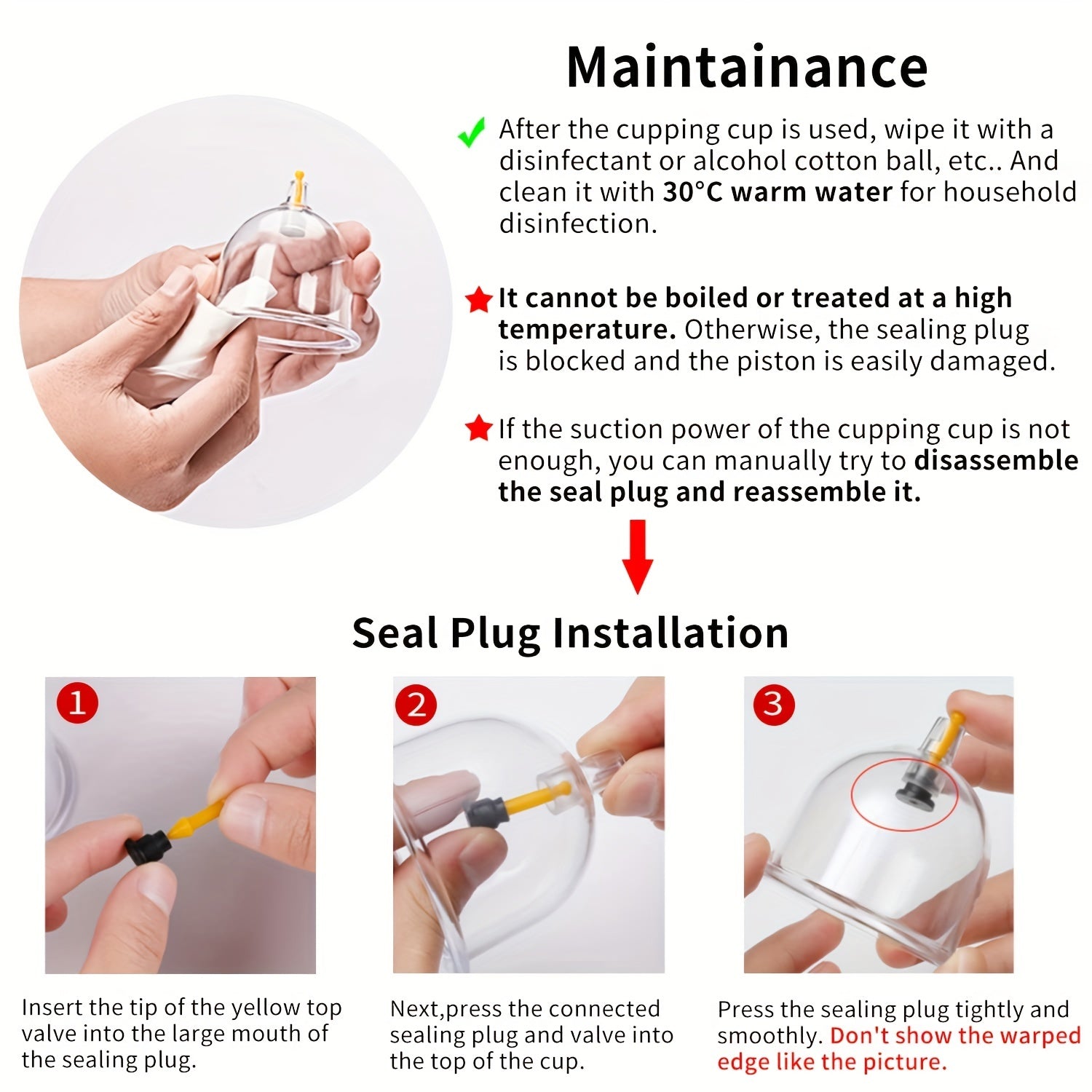 12-Piece Cupping Set with Pump and Extension Tube for Massage and Hijama Therapy