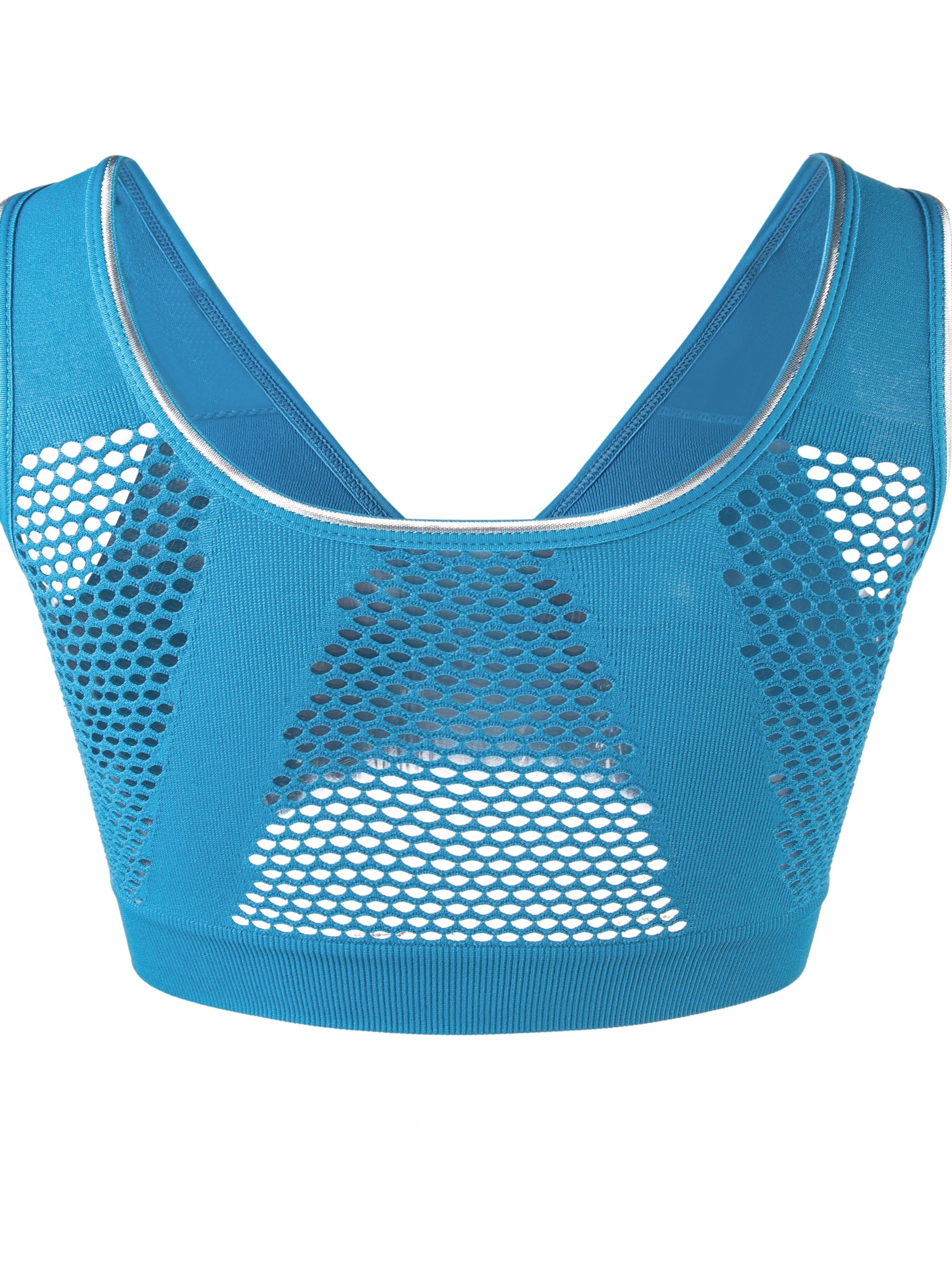 Plus Size Seamless Wire-Free Sports Bra Adjustable Yoga Bra