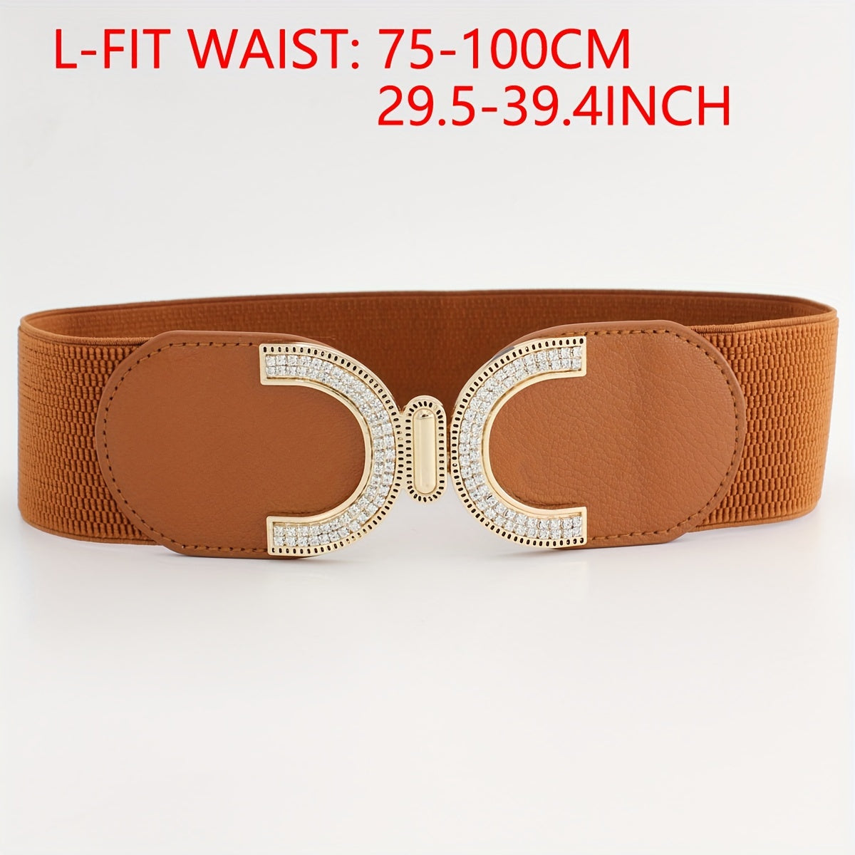 Women’s Rhinestone Buckle Corset Belt for Jeans Pants Dresses