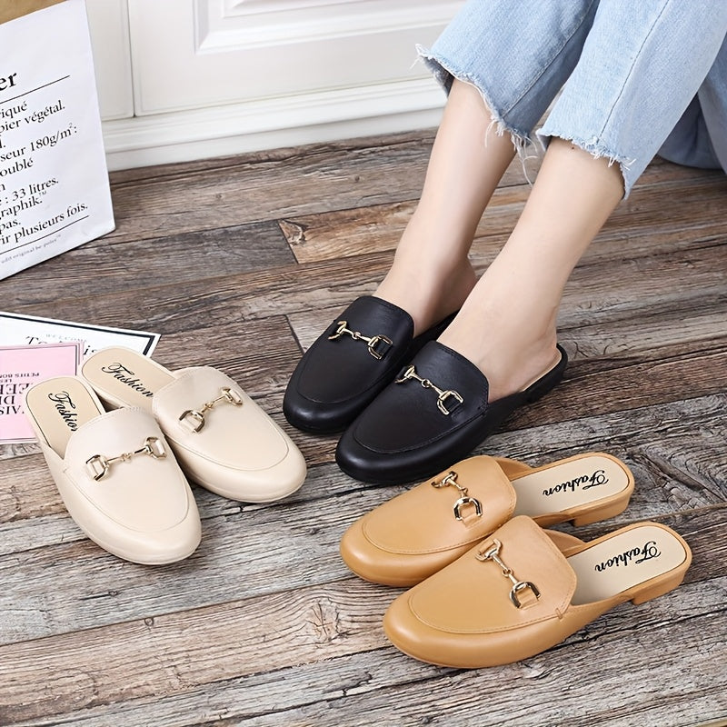 Women's Slide Sandals Lightweight EVA Slip-On Casual Shoes Beige Black Brown