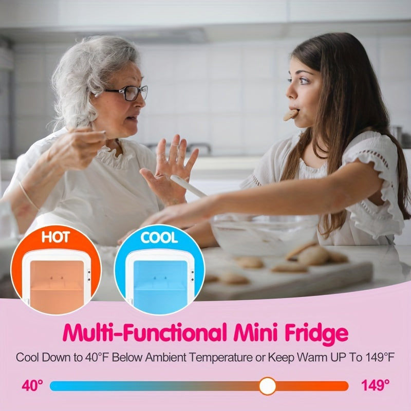 Мини электросумка-охладитель портативный 4л 6 банок для автомобиля, кемпинга, USB-питание, низкий уровень шума