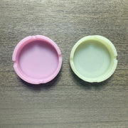 Unisex Silicone Luminous Round Ashtray Fluorescent Smoking Accessory