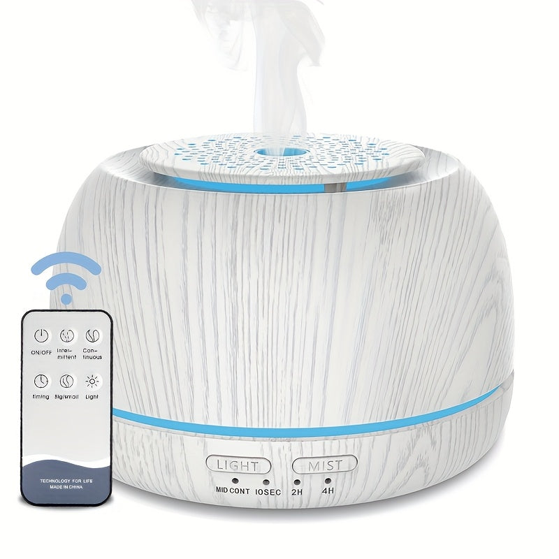 300ml Soundwave Essential Oil Diffuser Humidifier with 7-Color LED Night Light