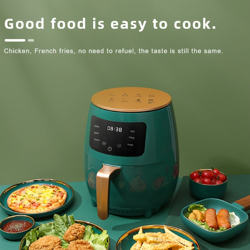 220V Европейский стандартный интеллектуальный электрический аэрогриль 4,5 л с низкой масляной емкостью