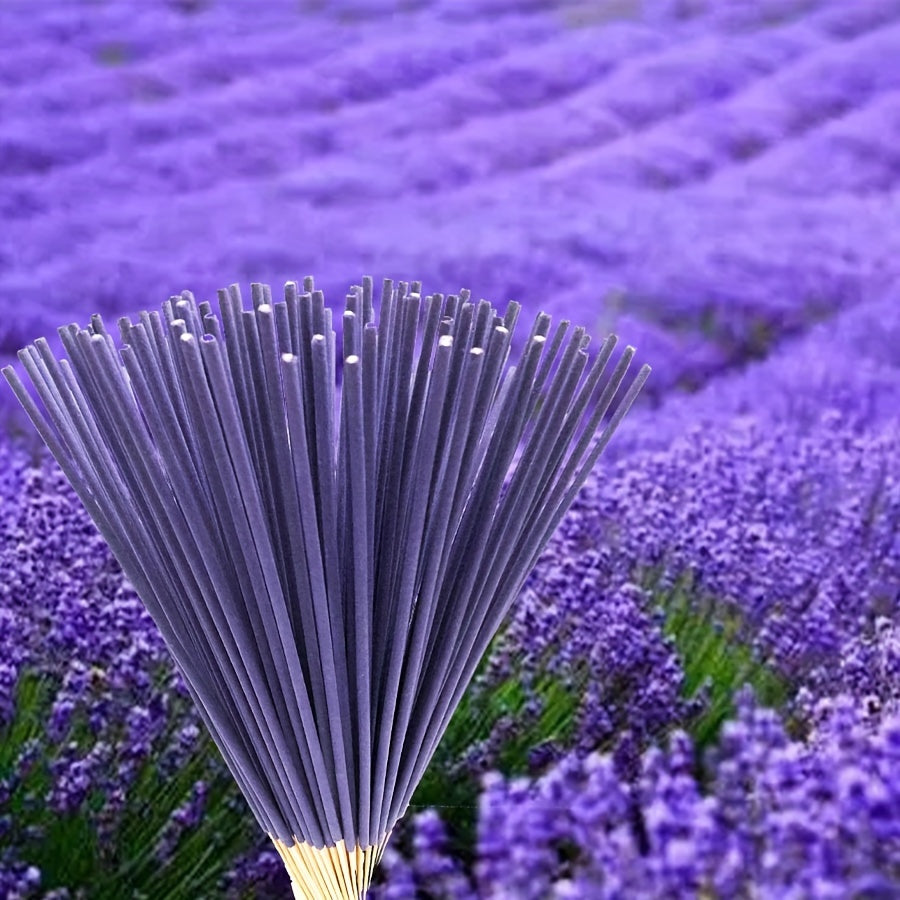 Lavender Incense Sticks 22cm 8.66 Inch 24 or 96 Pieces for Meditation and Relaxation