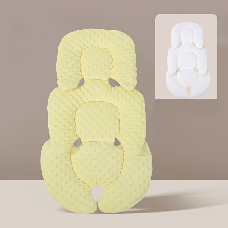 Reversible Baby Stroller Pad for Winter Warmth and Breathability Pink Blue