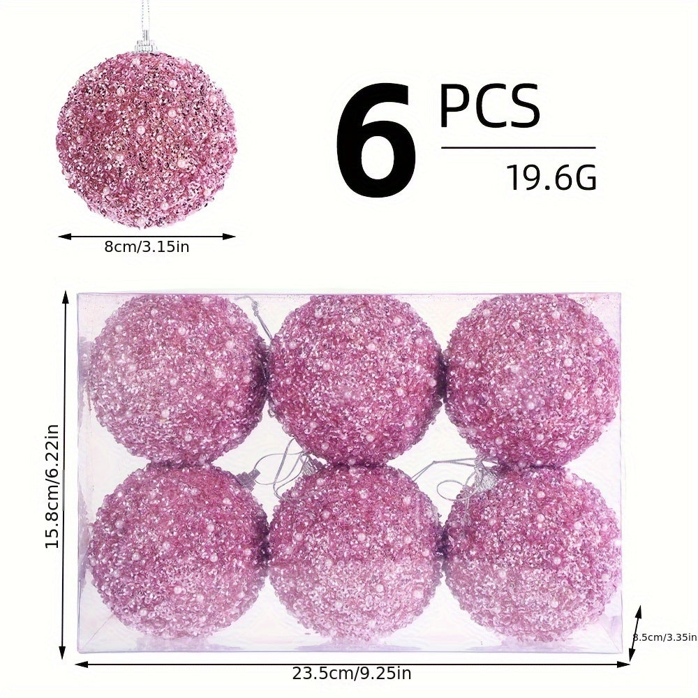 Christmas Balls Set for Holiday Decorations and Gifts, Cross-Border Party Venue Decor