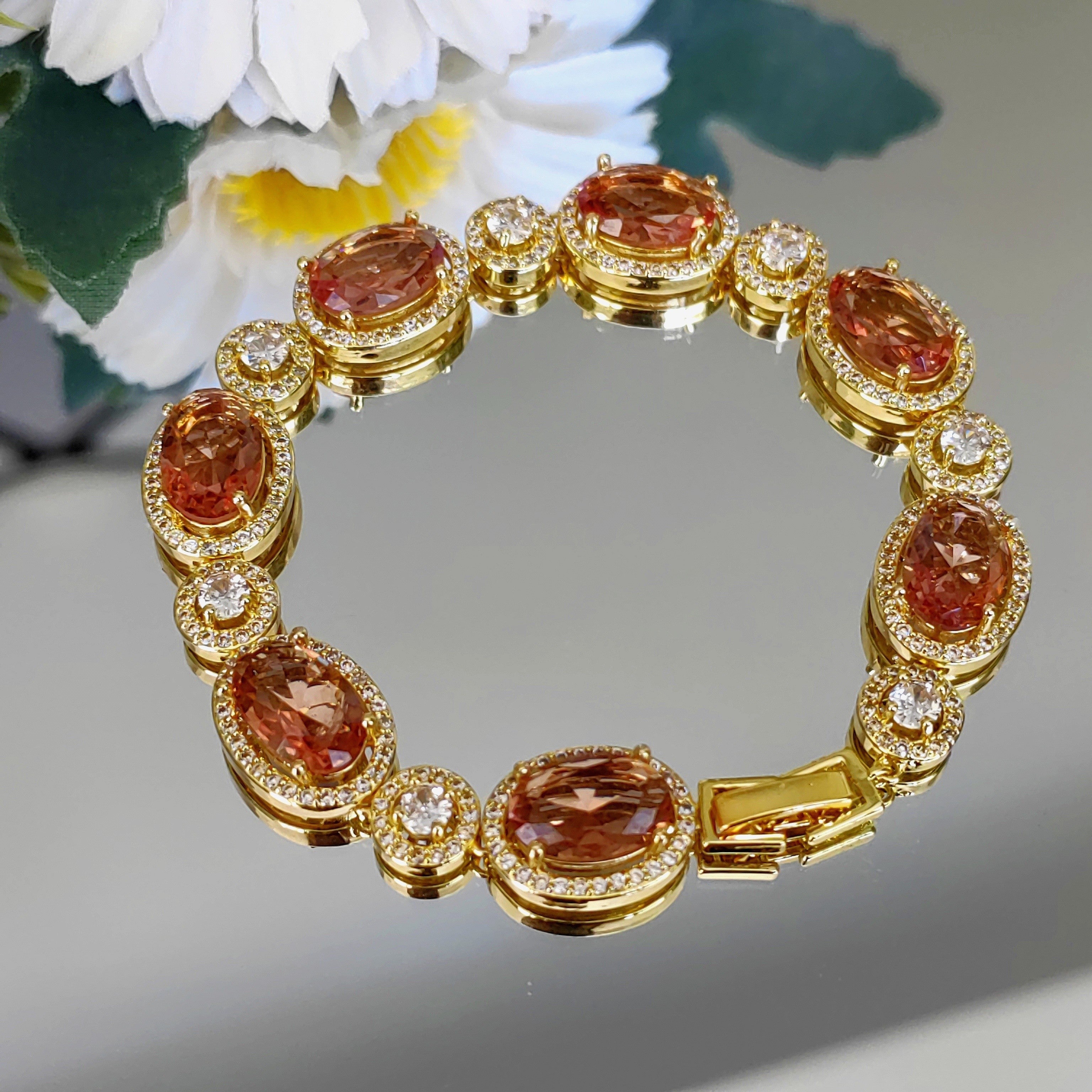 Rang o'zgartiruvchi 4 ta buyumli zargarlik to'plami, sozlanadigan uzuk, taqinchoq, sirg'alar va bilaguzuk, kundalik kiyimlar, takliflar va to'ylar uchun