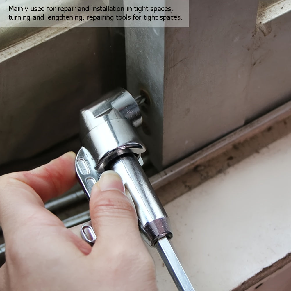 Гибкий вал для электродрели с металлическим соединением для отвертки под углом 105 градусов