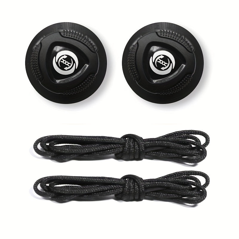 Unisex Sport Shoe Buckles and Laces Set, Rotatable Fasteners, No Tie