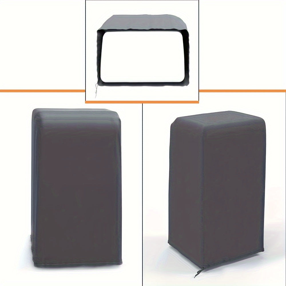 Portable Gray Air Conditioner Cover Dustproof Weatherproof 39.88x45.72x76.2cm