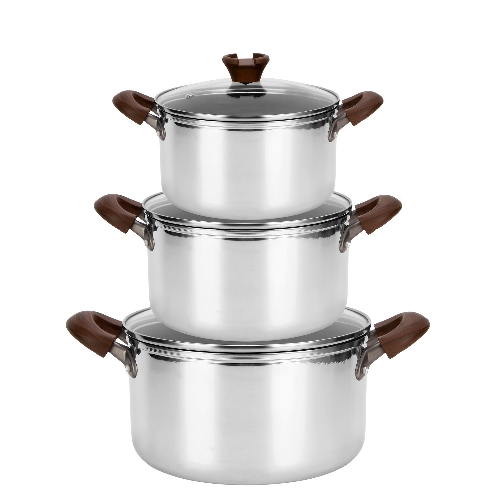 Stainless Steel Soup Pot with Pasta Cooking Capacity, Durable, Easy to Clean