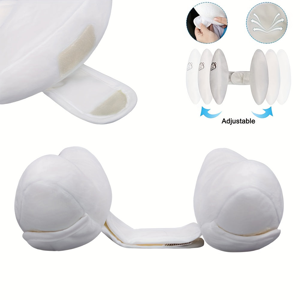 Adjustable Soft Head and Neck Support Travel Pillow for Kids and Toddlers for Car Seats and Strollers