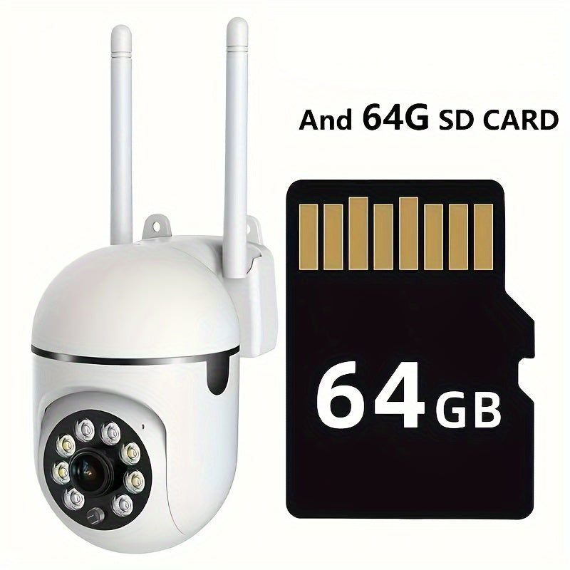 1080P HD WiFi Indoor Security Camera with Pan Tilt Zoom Two-Way Audio Night Vision