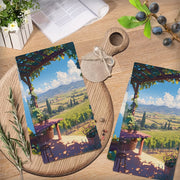 2-Pack Plush Kitchen Towels 16x24 Inches Absorbent Soft Dish Towels