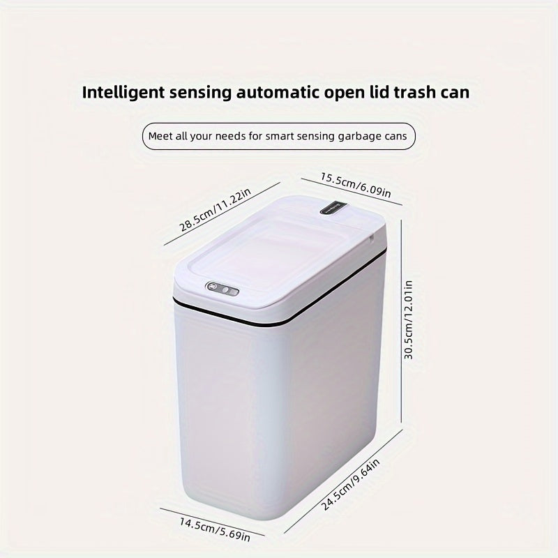 15L Бесконтактный инфракрасный датчик мусорное ведро на батарейках для кухни, ванной комнаты, офиса