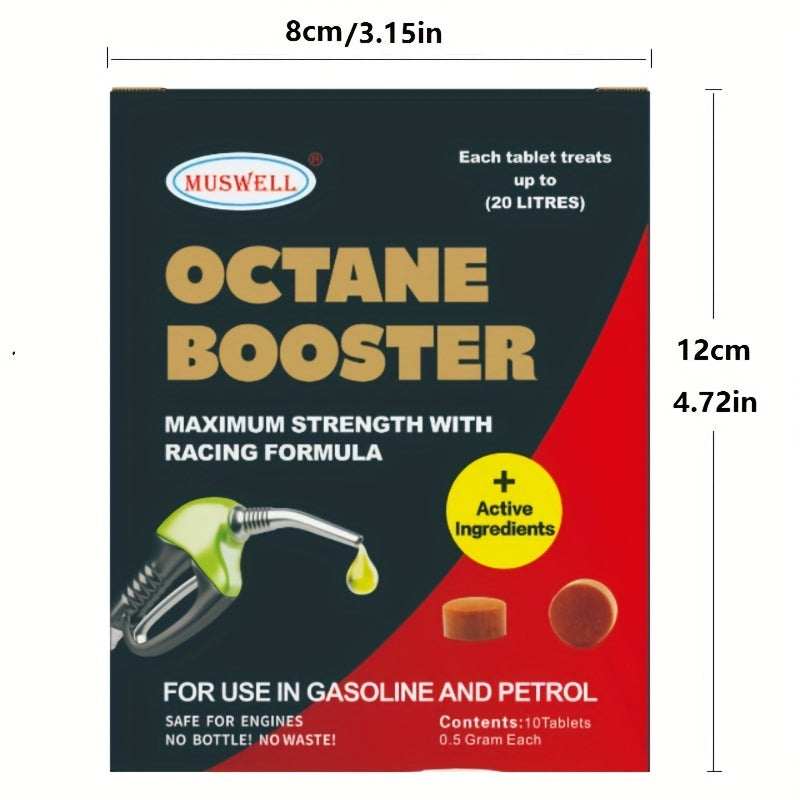 Octane Booster Tablets for Petrol Engines Increase Power and Performance