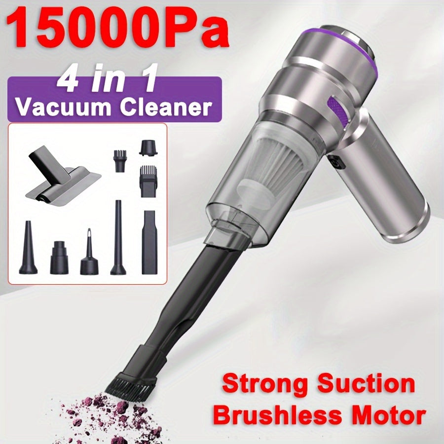 Suitu 100W Yuqori Quvvatli Simsiz Changyutgichni taqdim etamiz - Uy va Avtomobil uchun qulay, Brushless qurilma. 15000Pa so'rish quvvati va USB orqali zaryadlanadigan 6000mAh batareya bilan, Suitu bilan jim ishlash va qulay tozalashdan bahramand bo'ling.