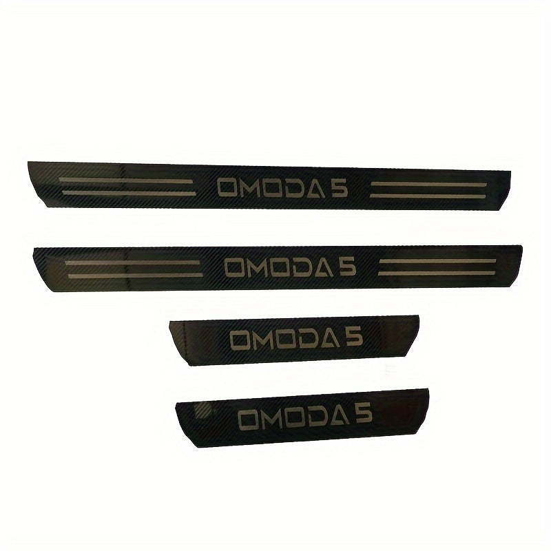 4 dona zanglamaydigan po'latdan yasalgan eshik to'shagi himoyasi Omoda5 uchun eshik himoyasi