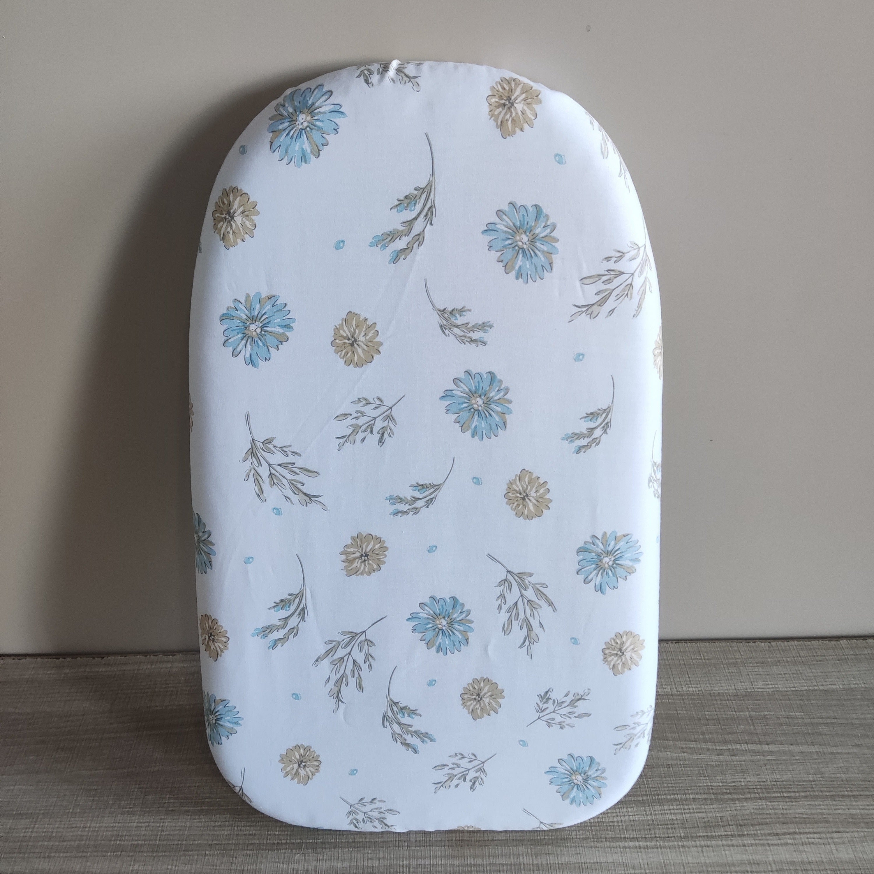 Compact Floral Ironing Board Foldable Tabletop Clothes Pressing Pad