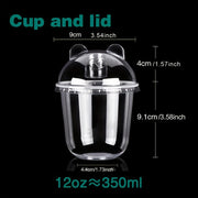 350ml va 460ml hajmdagi qopqoqli bir martalik plastik stakanlar, partiyalar va Rojdestvo yig'inlari uchun juda mos keladi. Pishiriqlar, sharbatlar va sovuq ichimliklar bilan xizmat qilish uchun ideal.