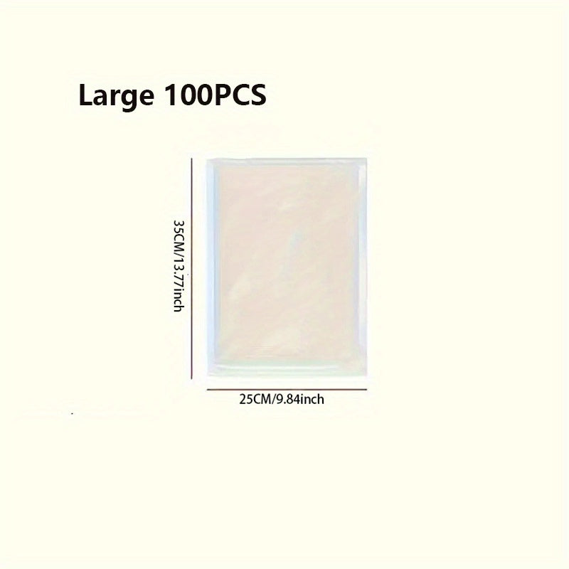 Vacuum Sealer Bags Food Preservation Storage Durable Plastic 100 Pack