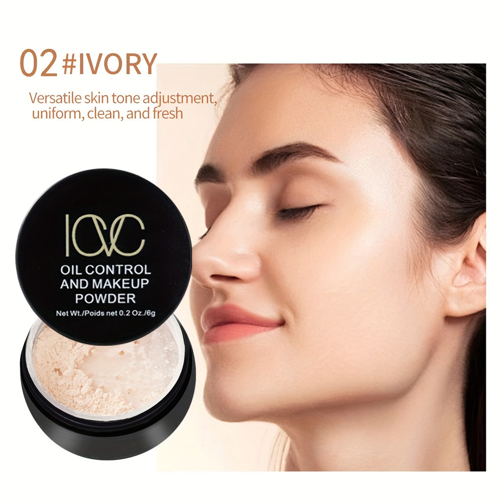 Ayollar uchun erkin kukun, yog'ni nazorat qilish, yorqinlik, yengil qamrov, barcha teri turlari uchun mos