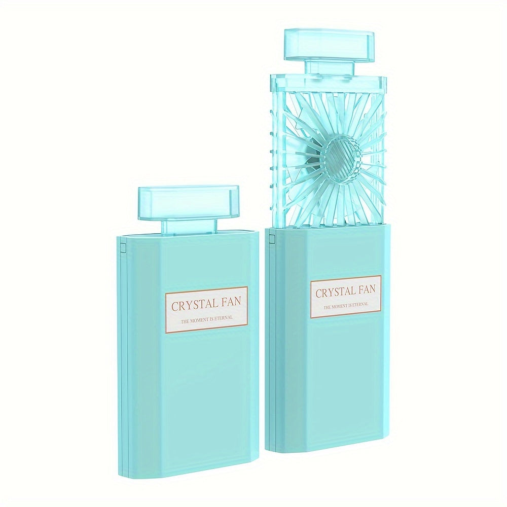 Rechargeable Personal Fan with Fragrance Pad, 3 Speeds, Portable, USB Charge