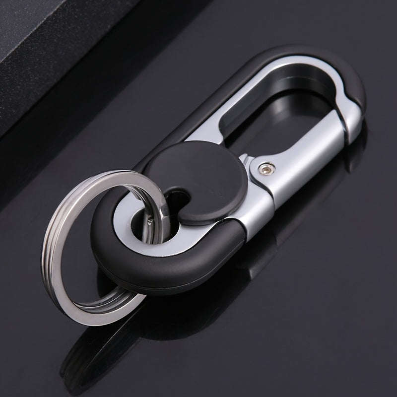 Durable Metal Alloy Car Key Chain for Men with Stylish Waist Clip