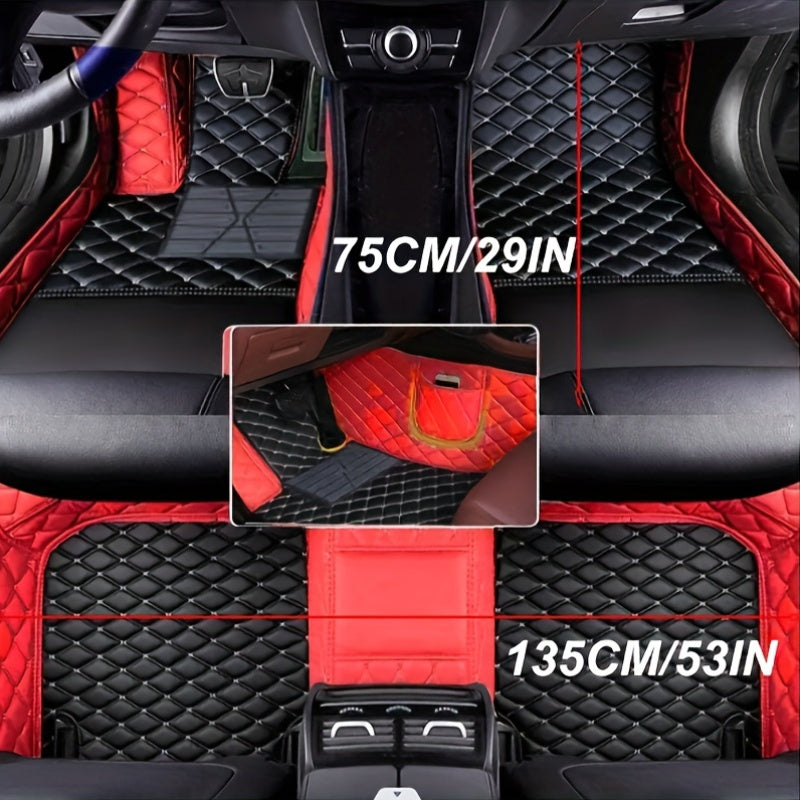 Коврики из PU-кожи для Subaru Forester 2019-2022, левосторонний привод, всепогодные водонепроницаемые с полным покрытием