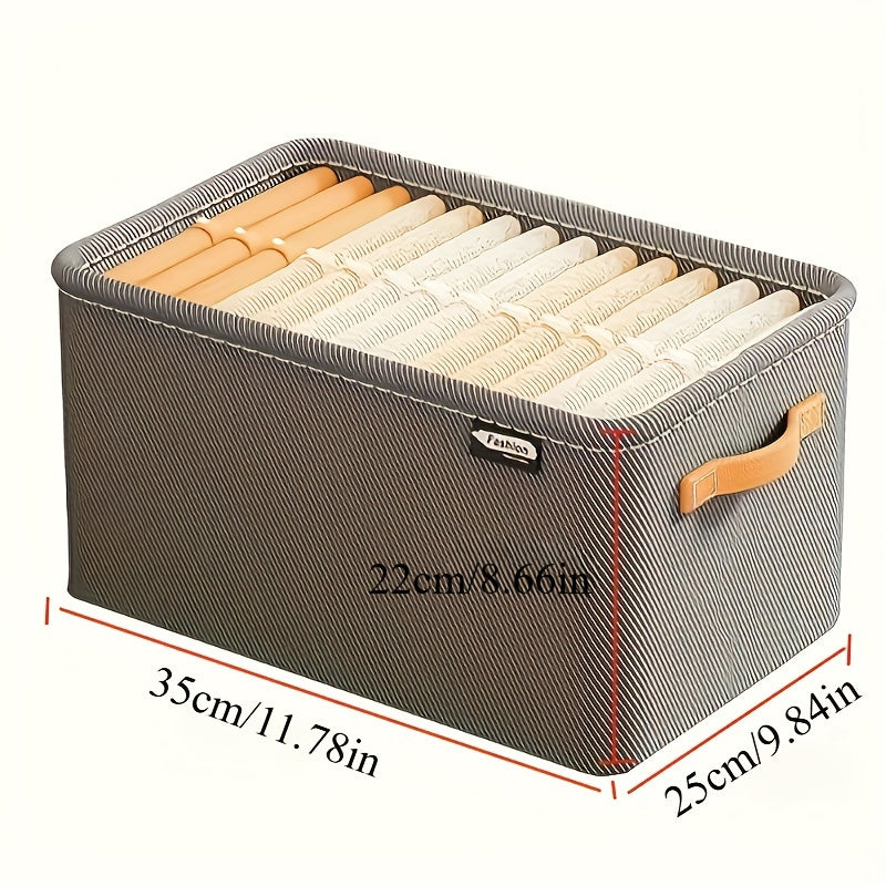 Caja de almacenamiento portátil de tela para ropa y organización del hogar, de varios tamaños