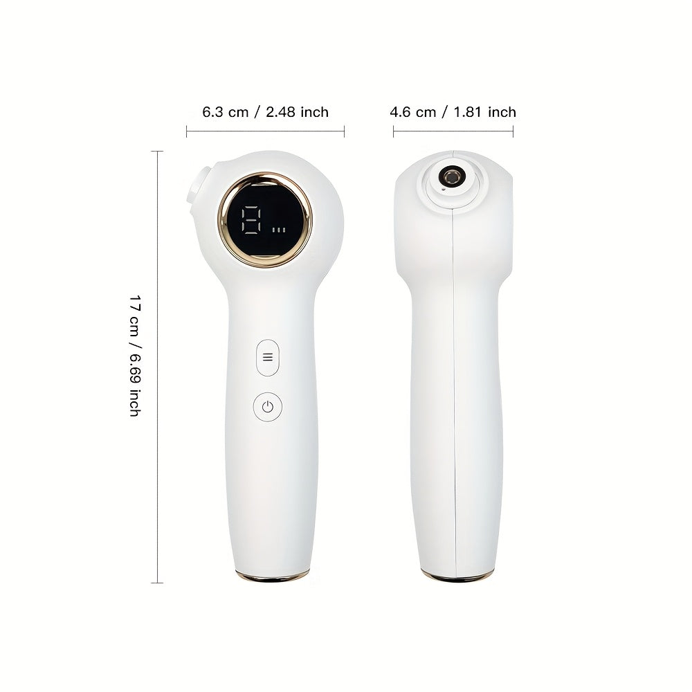 Rechargeable Handheld Beauty Device for Pore Cleansing and Live Viewing