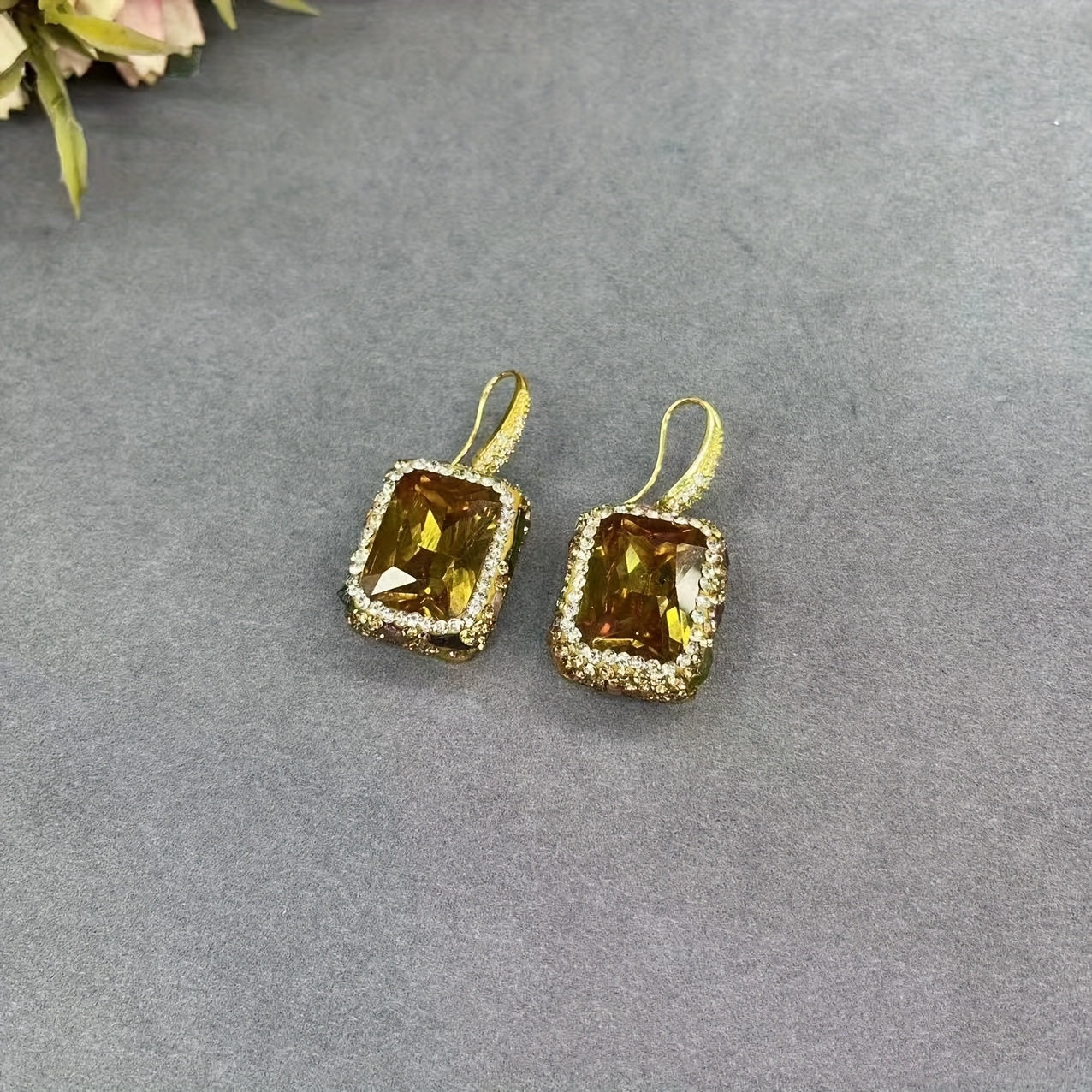 Boho-Chic Jewelry Set with Color-Shifting Turkish and Sudanese Stones Necklace Earrings Ring