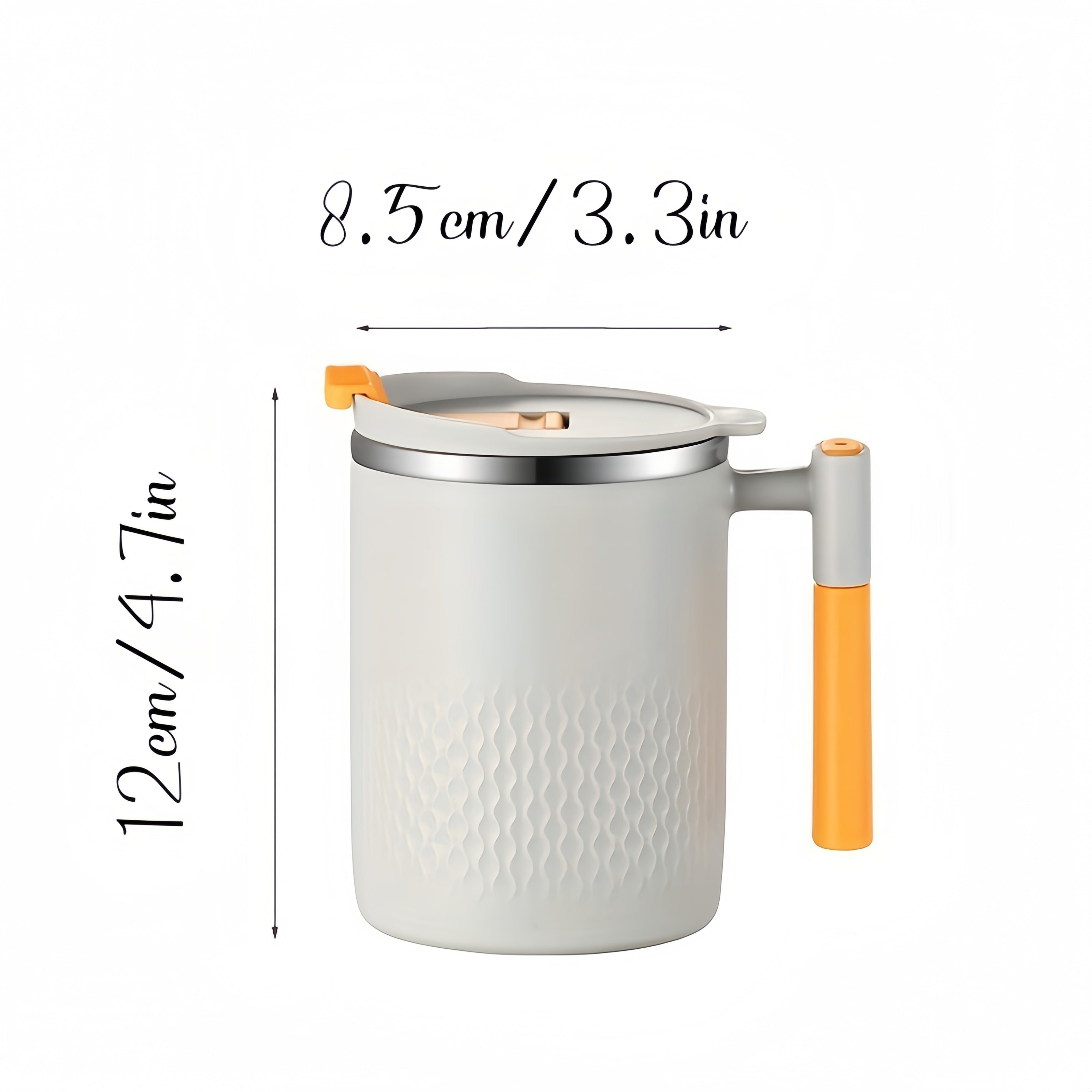 Taza de café de acero inoxidable 15.2oz vaso térmico aislado para bebidas calientes y frías