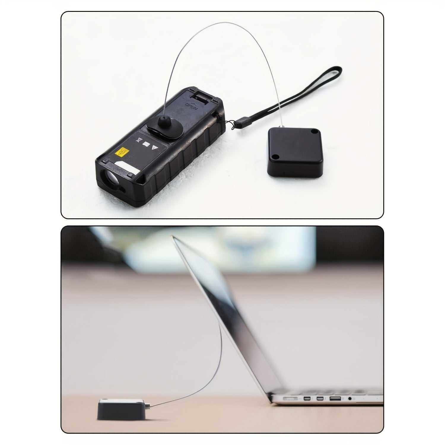 6.5ft Remote Control Cable Tether Adjustable Locking Cord for TV Air Conditioner Game Controllers