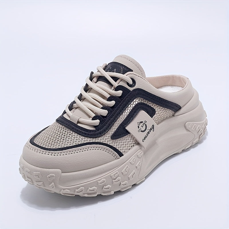 Women's Thick Sole Height-Increasing Outdoor Mesh Sandals Stylish Comfortable Casual Shoes